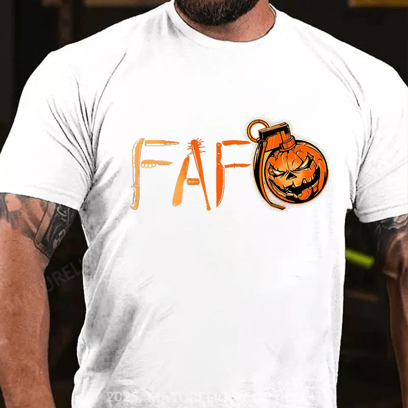 Maturelion Men's T-shirt Found Out Cotton T-shirt