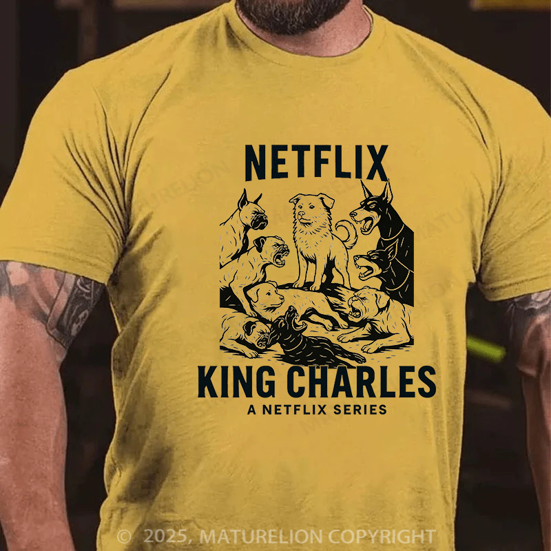 Maturelion Men's T-shirt KING CHARLES Cotton T-shirt