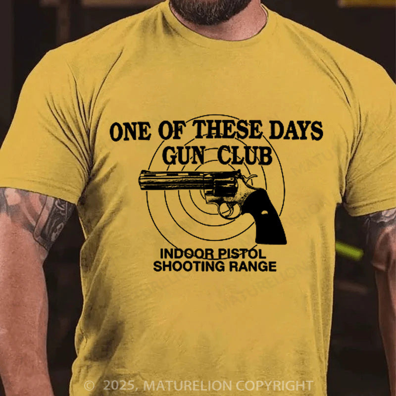 Maturelion Men's T-shirt One Of These Days Cotton T-shirt