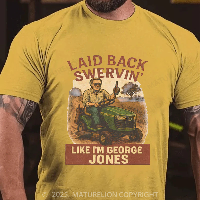 Maturelion Men's T-shirt Country Music Dirt Road Anthem Cotton T-shirt
