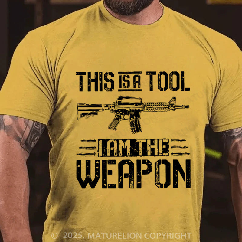 Maturelion Men's T-shirt 2nd Amendment Cotton T-shirt