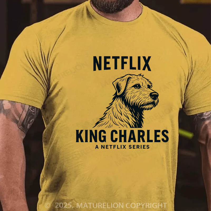 Maturelion Men's T-shirt KING CHARLES Cotton T-shirt