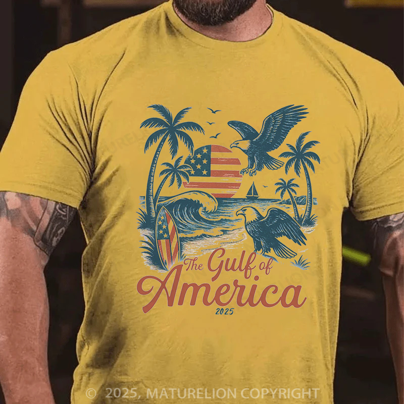 Maturelion Men's T-Shirt The Gulf of America 4th Of July T-shirt