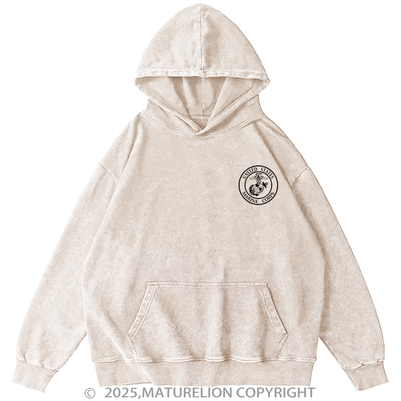 Maturelion Men's Hoodie United States Marine Corps Hoodie