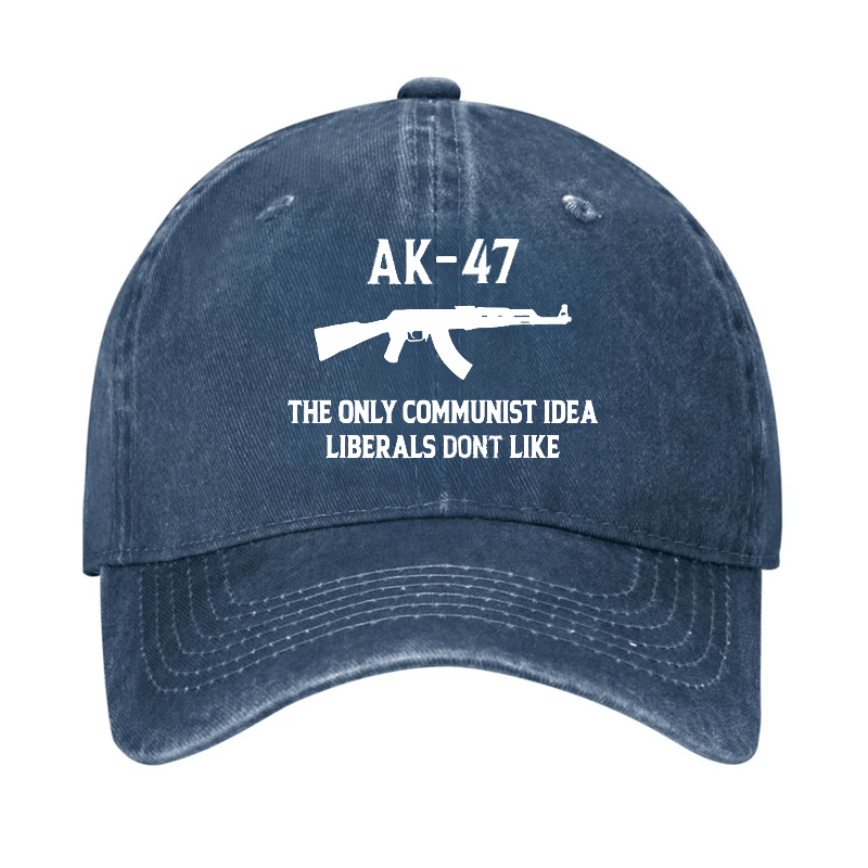 Maturelion Custom Cap AK-47 The Only Communist Idea Liberals Don't Like Cap