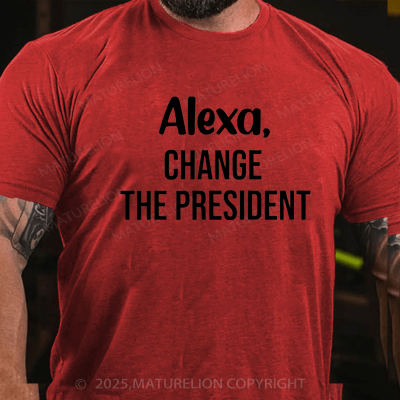 Maturelion Men's T-shirt The President Cotton T-shirt