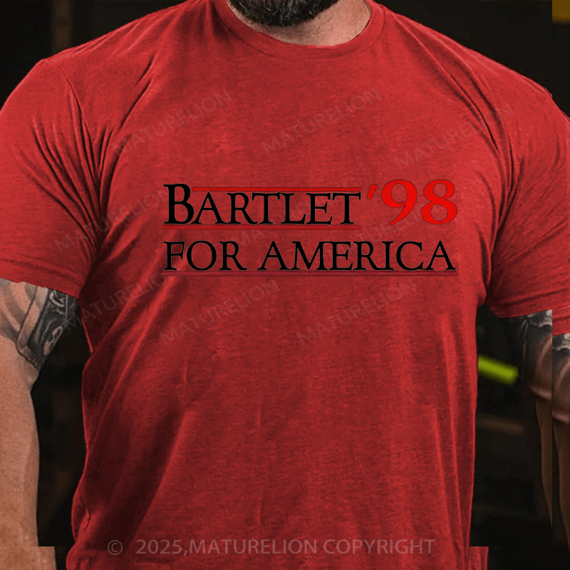 Maturelion Men's T-shirt Election Campaign Cotton T-shirt