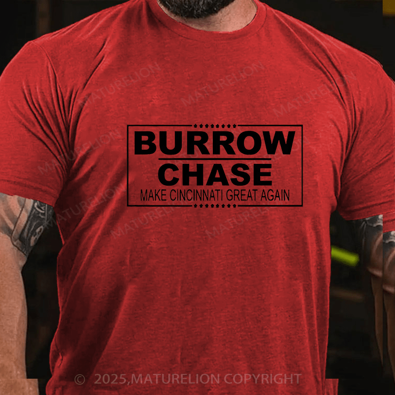 Maturelion Men's T-shirt Cincinnati Football T-Shirt  Cotton T-shirt
