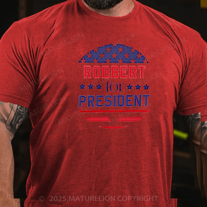 Maturelion Men's T-shirt Personalized Election T-Shirt  Cotton T-shirt