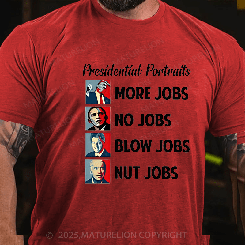 Maturelion Men's T-shirt Funny Political Shirt Cotton T-shirt