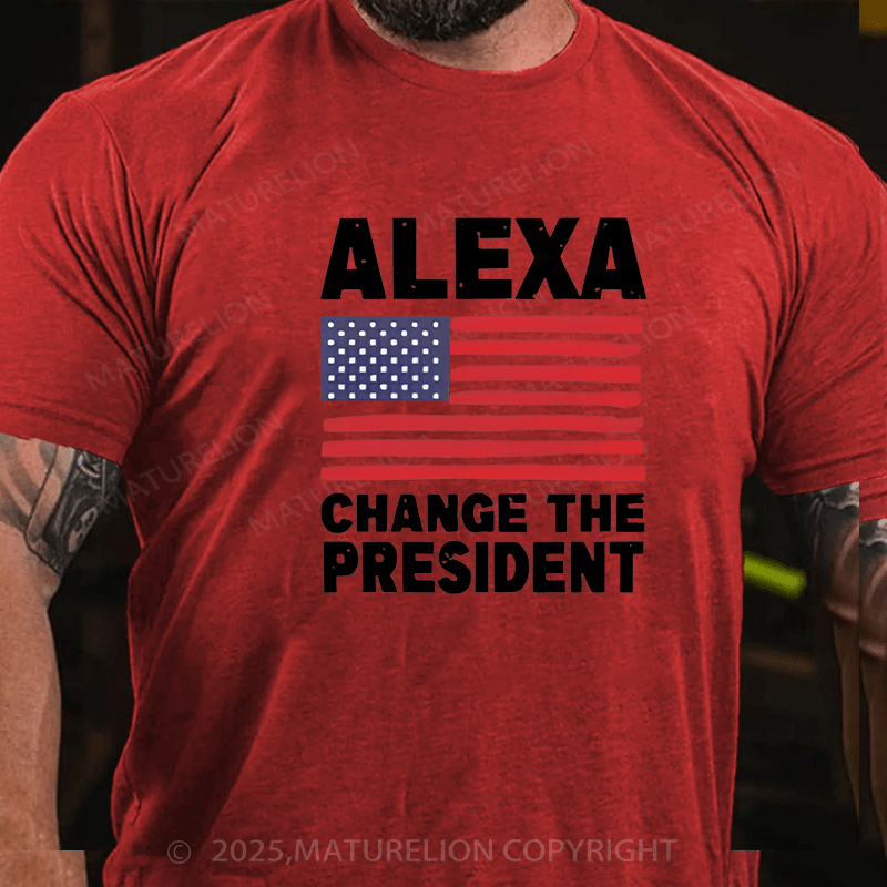 Maturelion Men's T-shirt The President Cotton T-shirt