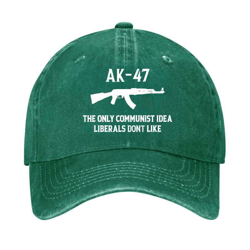 Maturelion Custom Cap AK-47 The Only Communist Idea Liberals Don't Like Cap