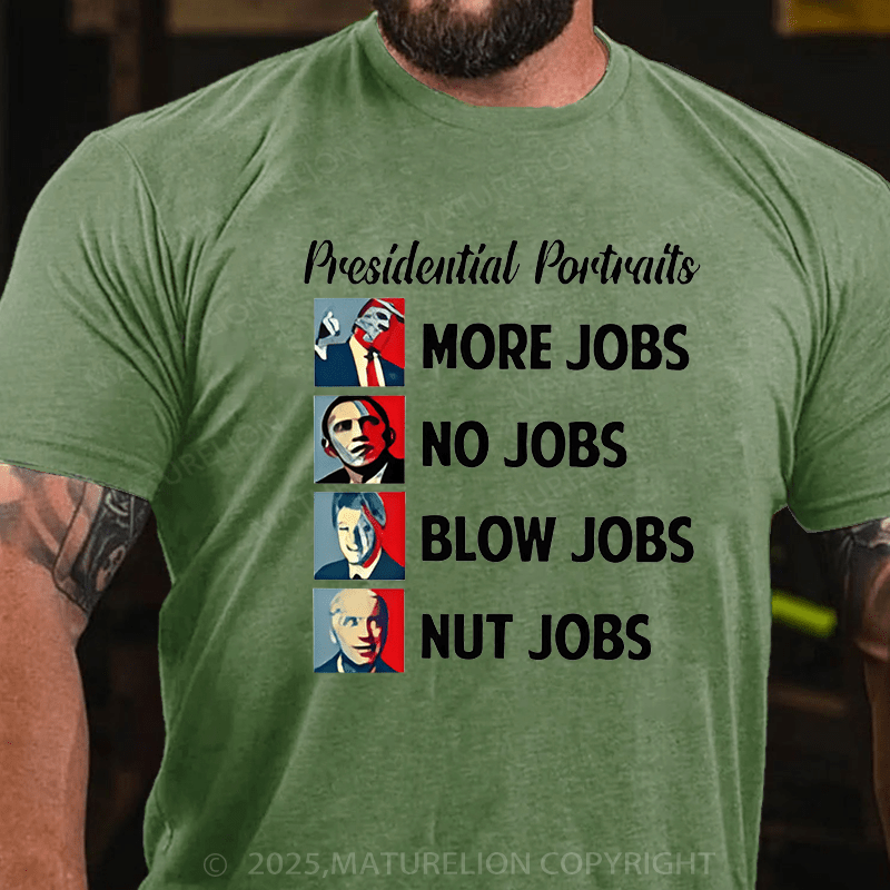 Maturelion Men's T-shirt Funny Political Shirt Cotton T-shirt