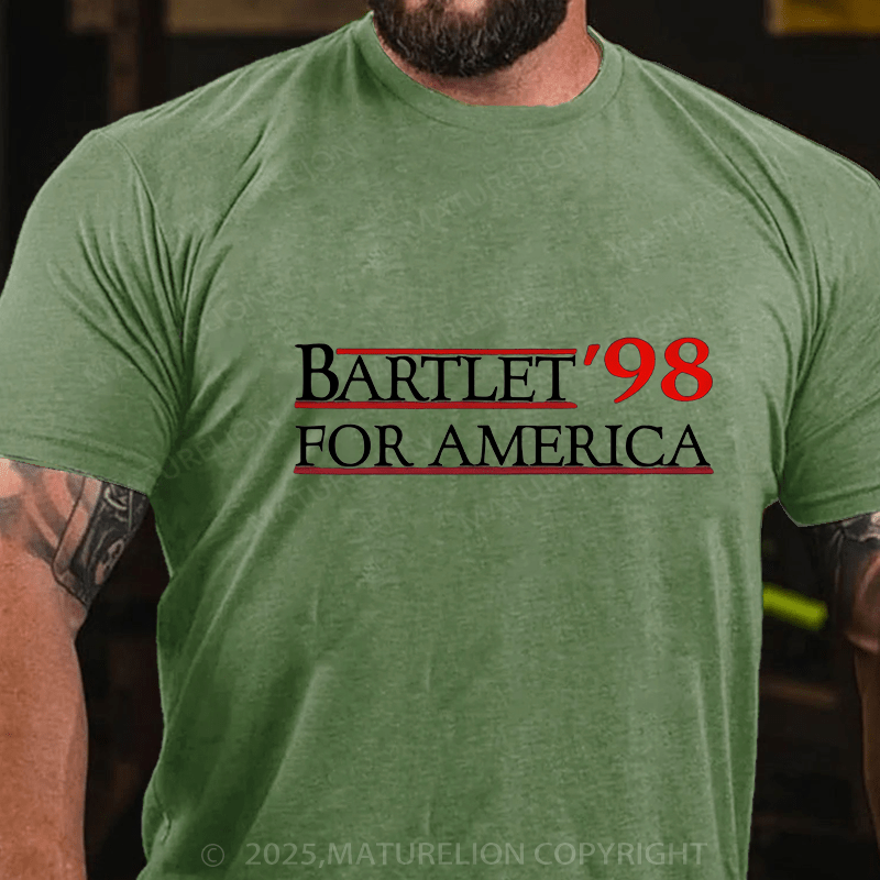 Maturelion Men's T-shirt Election Campaign Cotton T-shirt