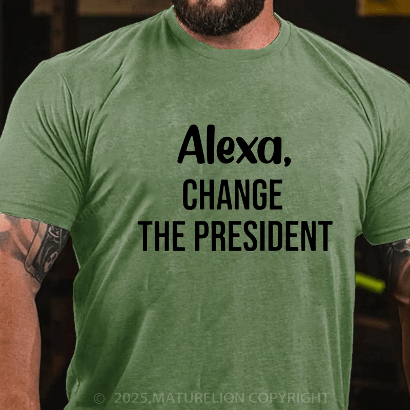 Maturelion Men's T-shirt The President Cotton T-shirt