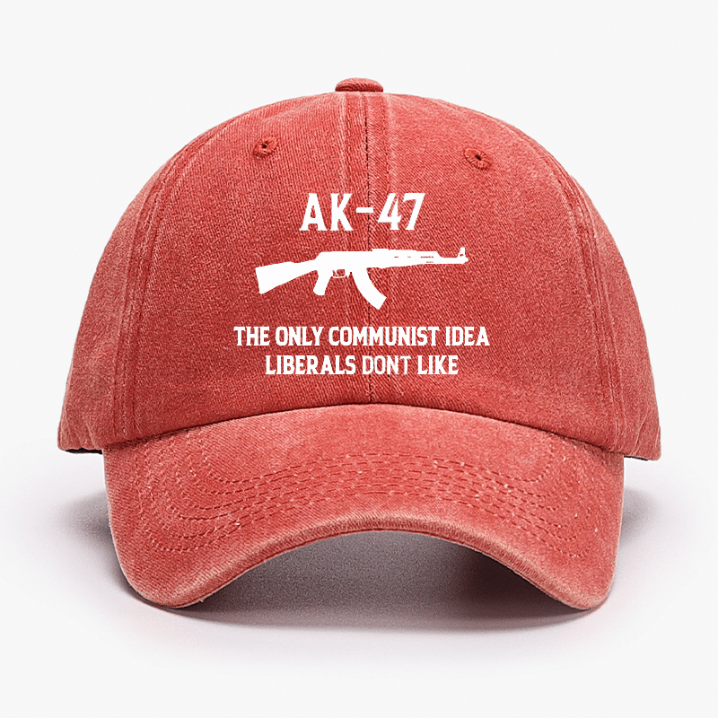 Maturelion Custom Cap AK-47 The Only Communist Idea Liberals Don't Like Cap