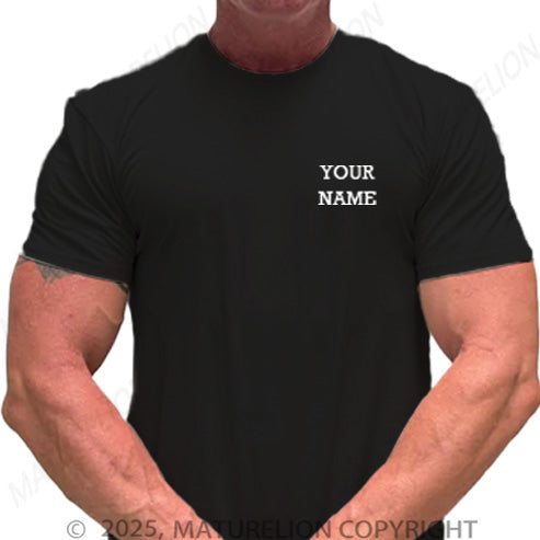 Maturelion Men's T-shirt Old People Don't Fight They Just Shoot You Cotton T-shirt