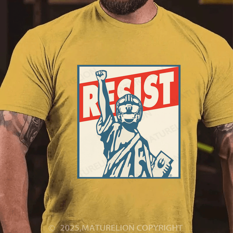 Maturelion Men's T-shirt Resist the Empire T-shirt