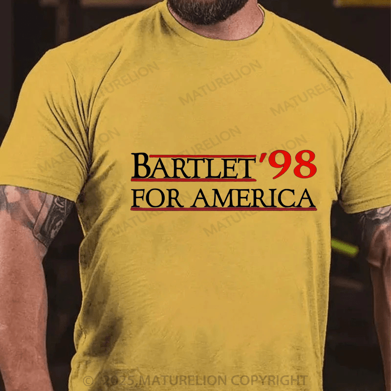 Maturelion Men's T-shirt Election Campaign Cotton T-shirt