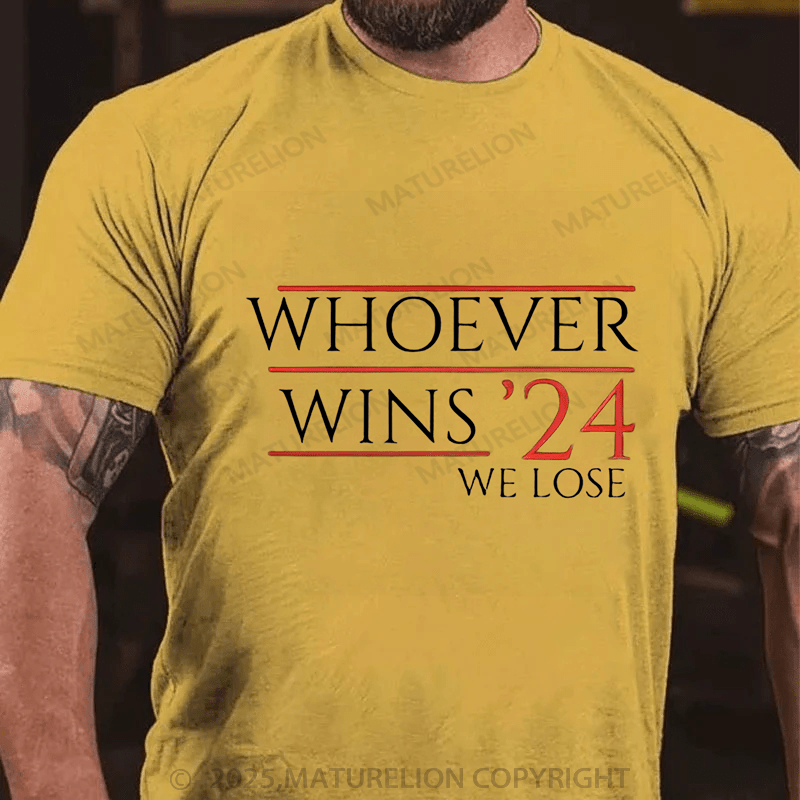 Maturelion Men's T-shirt Personalized Election T-Shirt  Cotton T-shirt