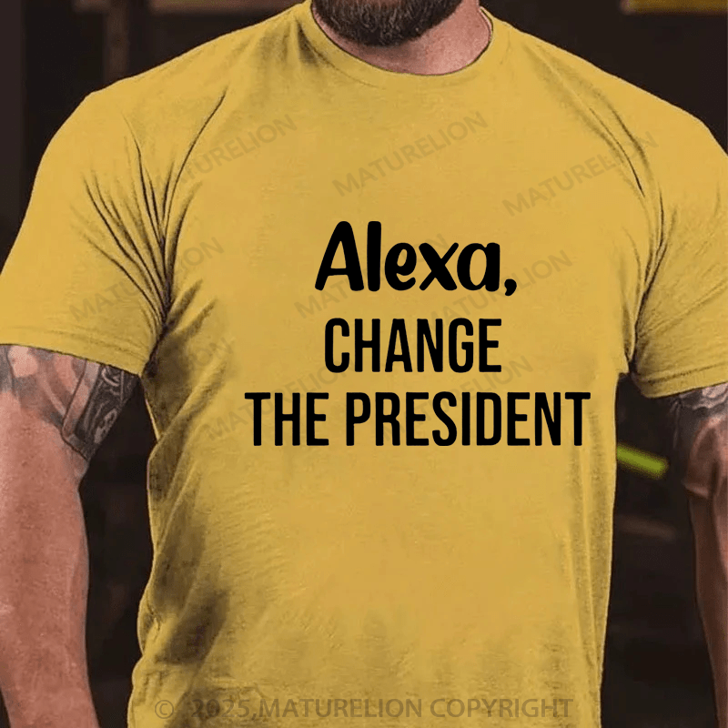 Maturelion Men's T-shirt The President Cotton T-shirt