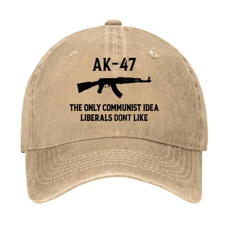 Maturelion Custom Cap AK-47 The Only Communist Idea Liberals Don't Like Cap