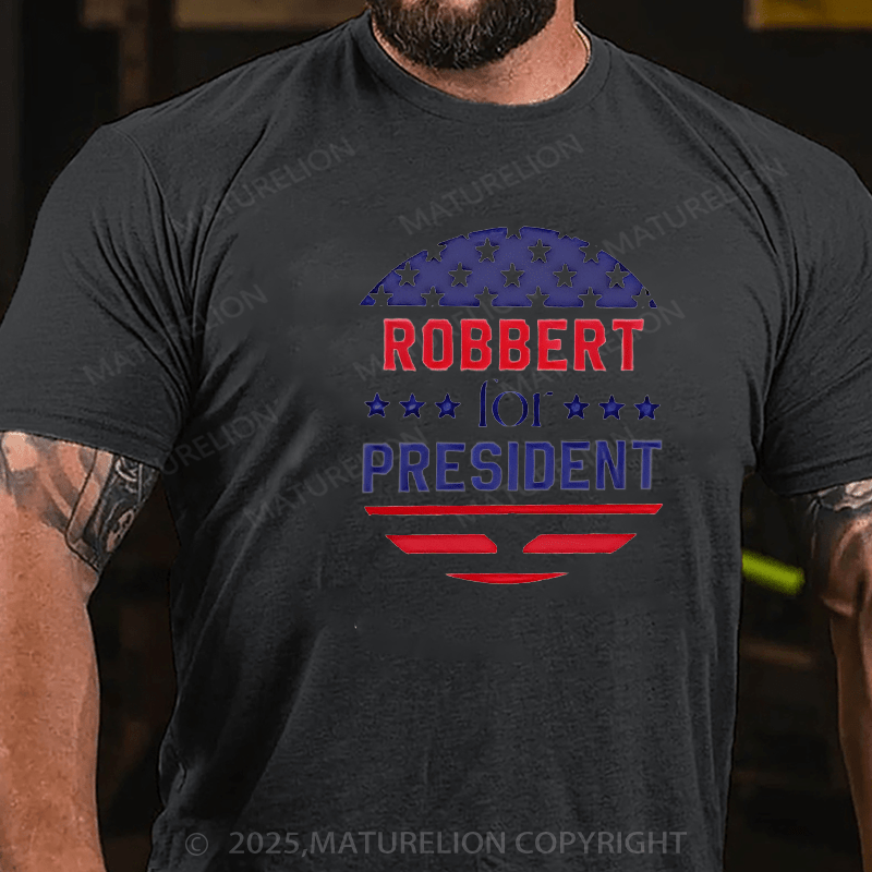 Maturelion Men's T-shirt Personalized Election T-Shirt  Cotton T-shirt