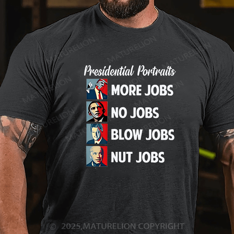 Maturelion Men's T-shirt Funny Political Shirt Cotton T-shirt