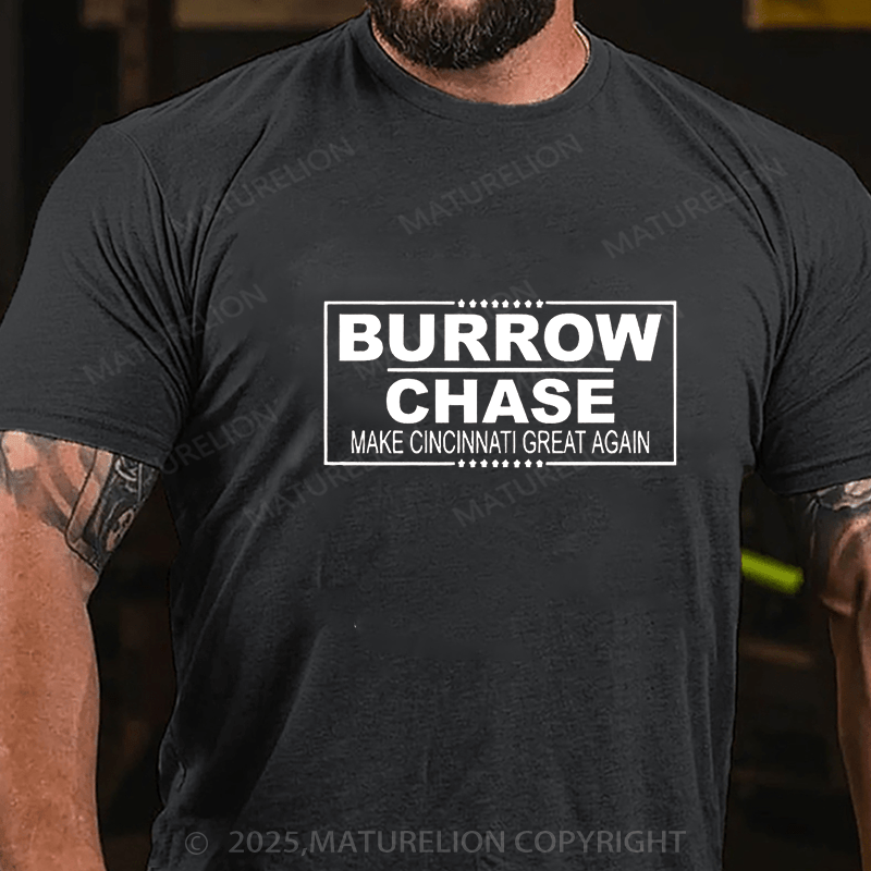 Maturelion Men's T-shirt Cincinnati Football T-Shirt  Cotton T-shirt