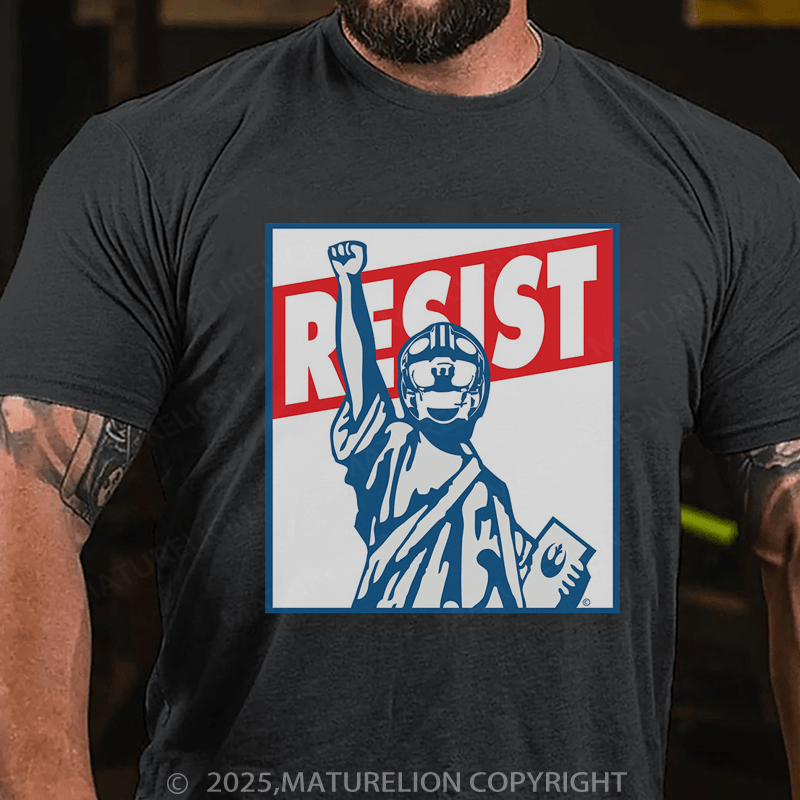 Maturelion Men's T-shirt Resist the Empire T-shirt