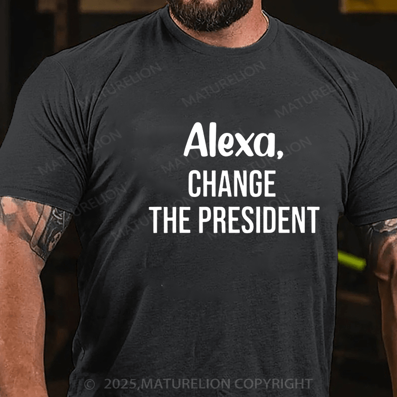 Maturelion Men's T-shirt The President Cotton T-shirt