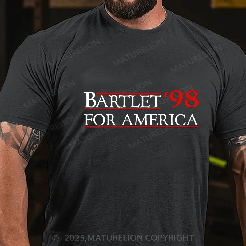 Maturelion Men's T-shirt Election Campaign Cotton T-shirt