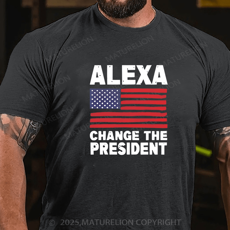 Maturelion Men's T-shirt The President Cotton T-shirt