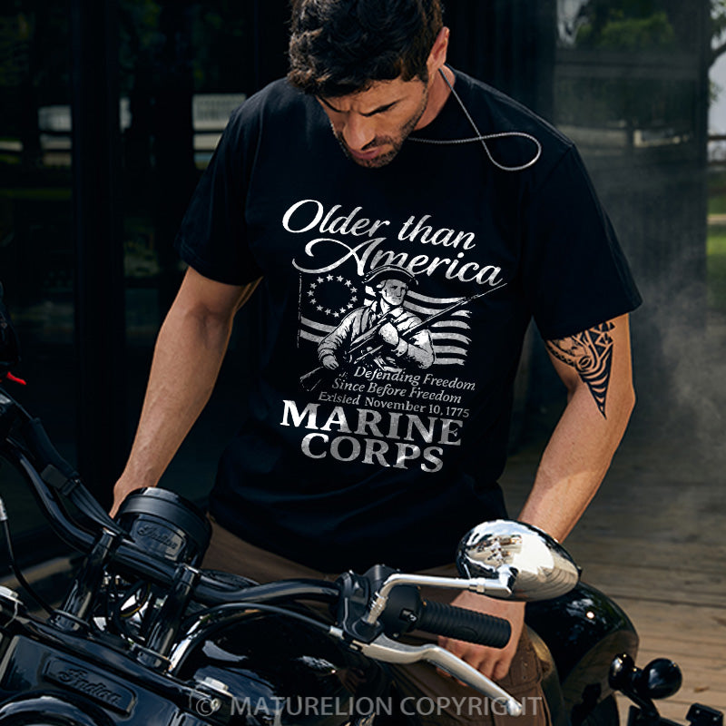 Maturelion Men's T-shirt 250th Birthday Cotton T-shirt
