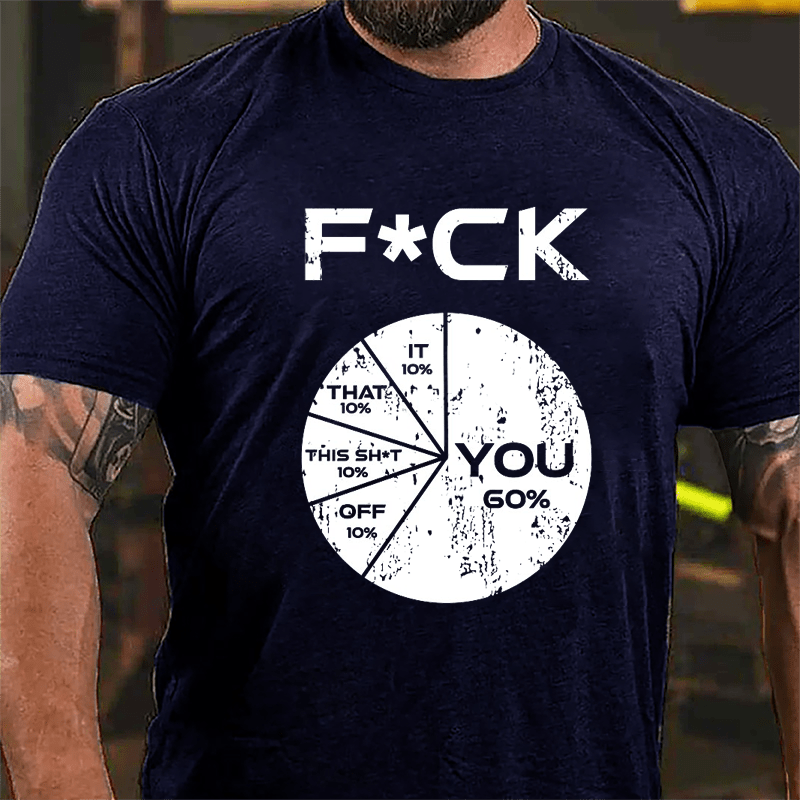 Maturelion Fuck You  Funny Cotton T-shirt