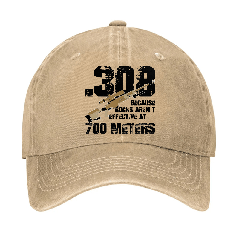 .308 Because Rocks Aren't Effective At 700 Meters Cap (Free Customization)