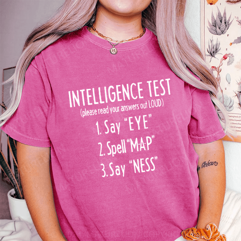 Maturelion Eye Map Ness DTG Printing Washed Cotton T-Shirt