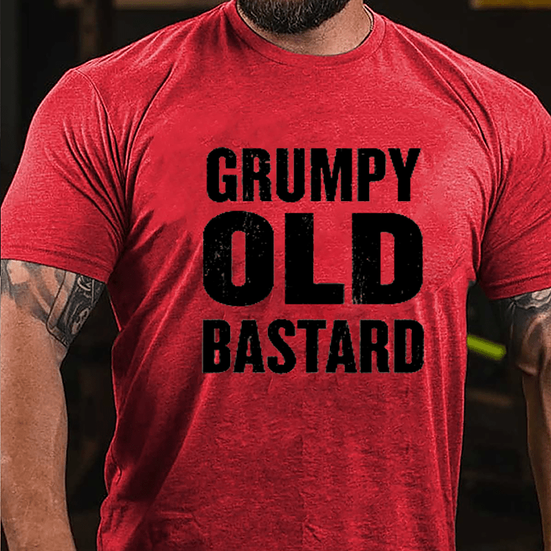 Grumpy Old Bastard Cotton T-shirt