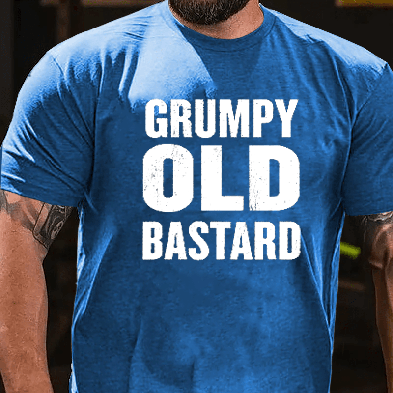 Grumpy Old Bastard Cotton T-shirt