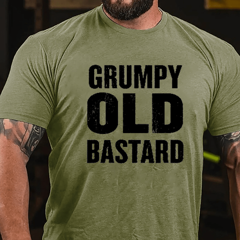 Grumpy Old Bastard Cotton T-shirt