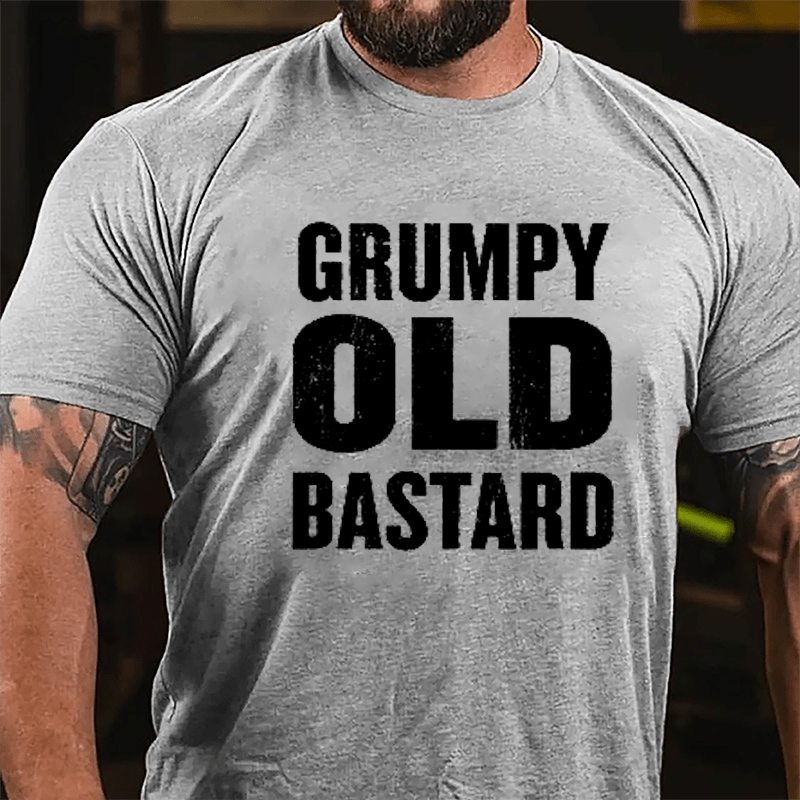 Grumpy Old Bastard Cotton T-shirt